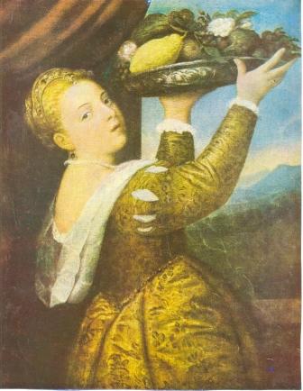 Вечеллио Тициан (1477 - 1576) Портрет Лавинии